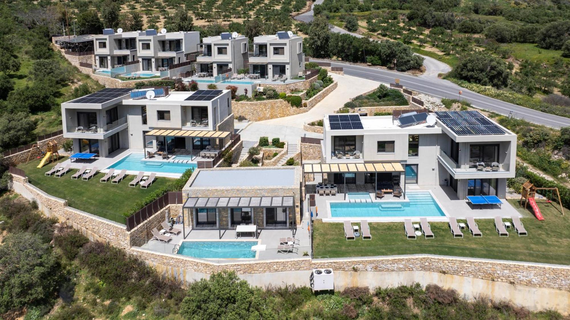 Porti Villas Aphrodite Asomatoi Exterior foto